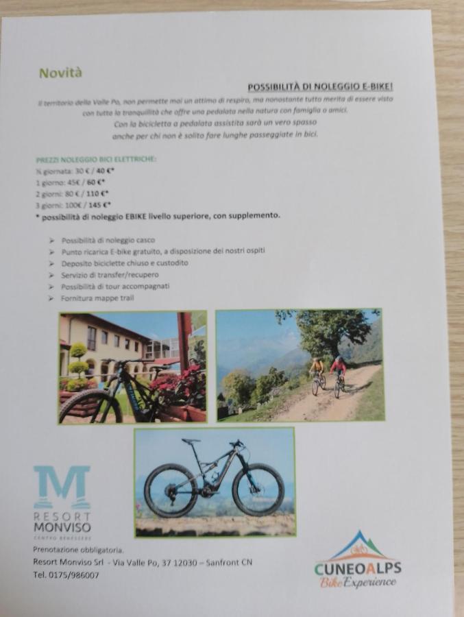 Resort Monviso Sanfront Bagian luar foto
